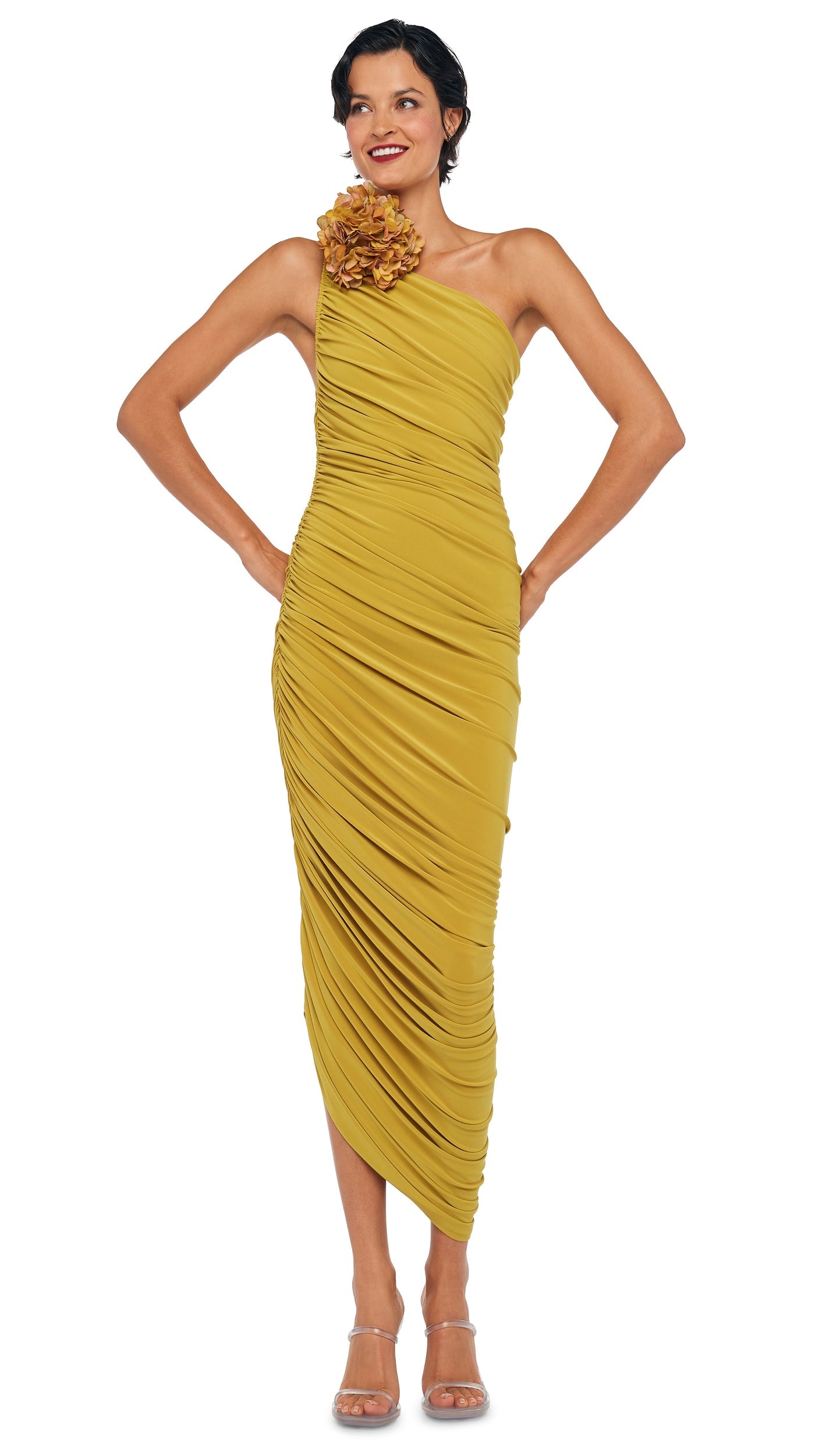 DIANA GOWN Asparagus | Norma Kamali Women