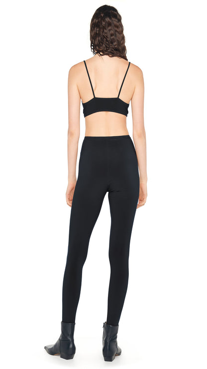 CROPPED SLIP BRA Black | Norma Kamali Women
