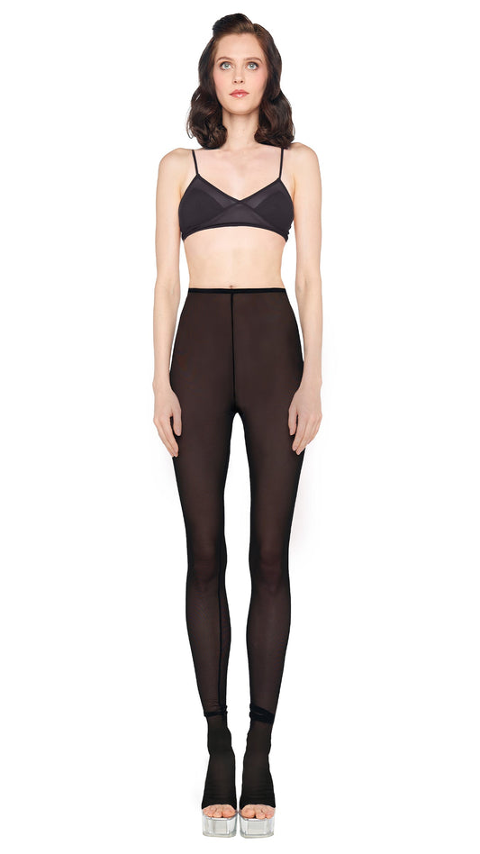 CROPPED SLIP BRA Black | Norma Kamali Women