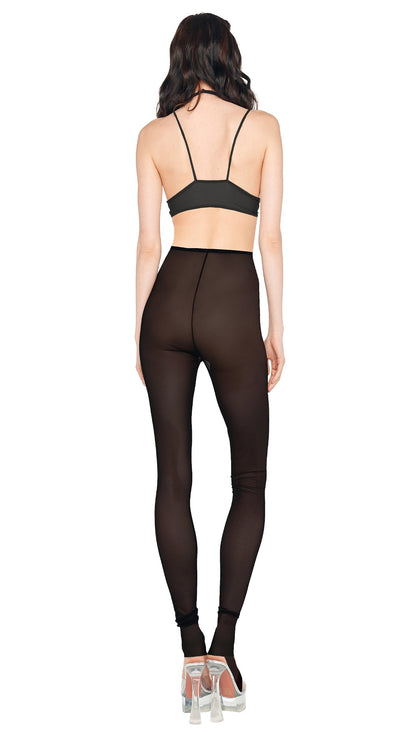 CROPPED SLIP BRA Black | Norma Kamali Women