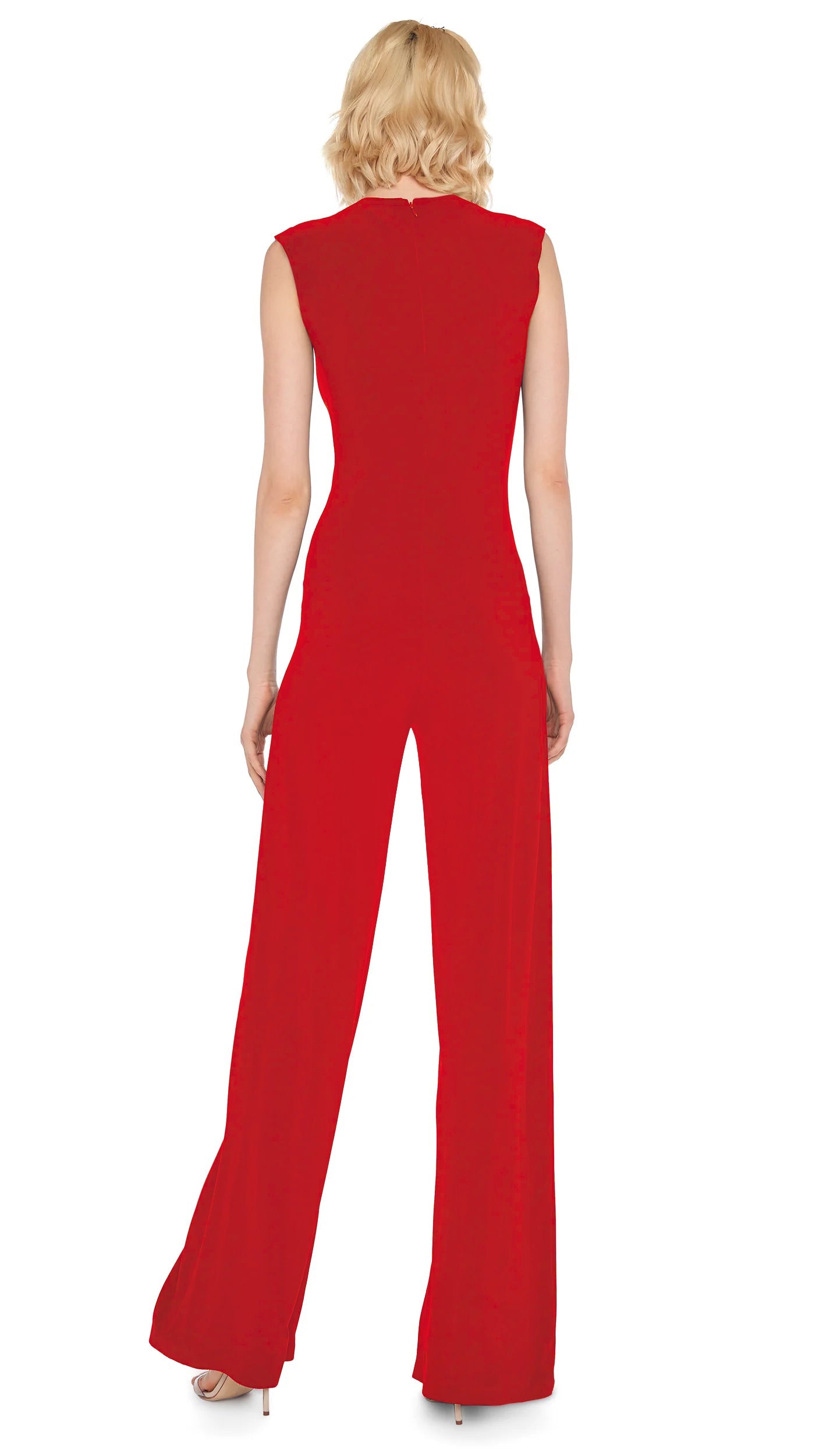 SLEEVELESS JUMPSUIT Tiger Red | Norma Kamali Women