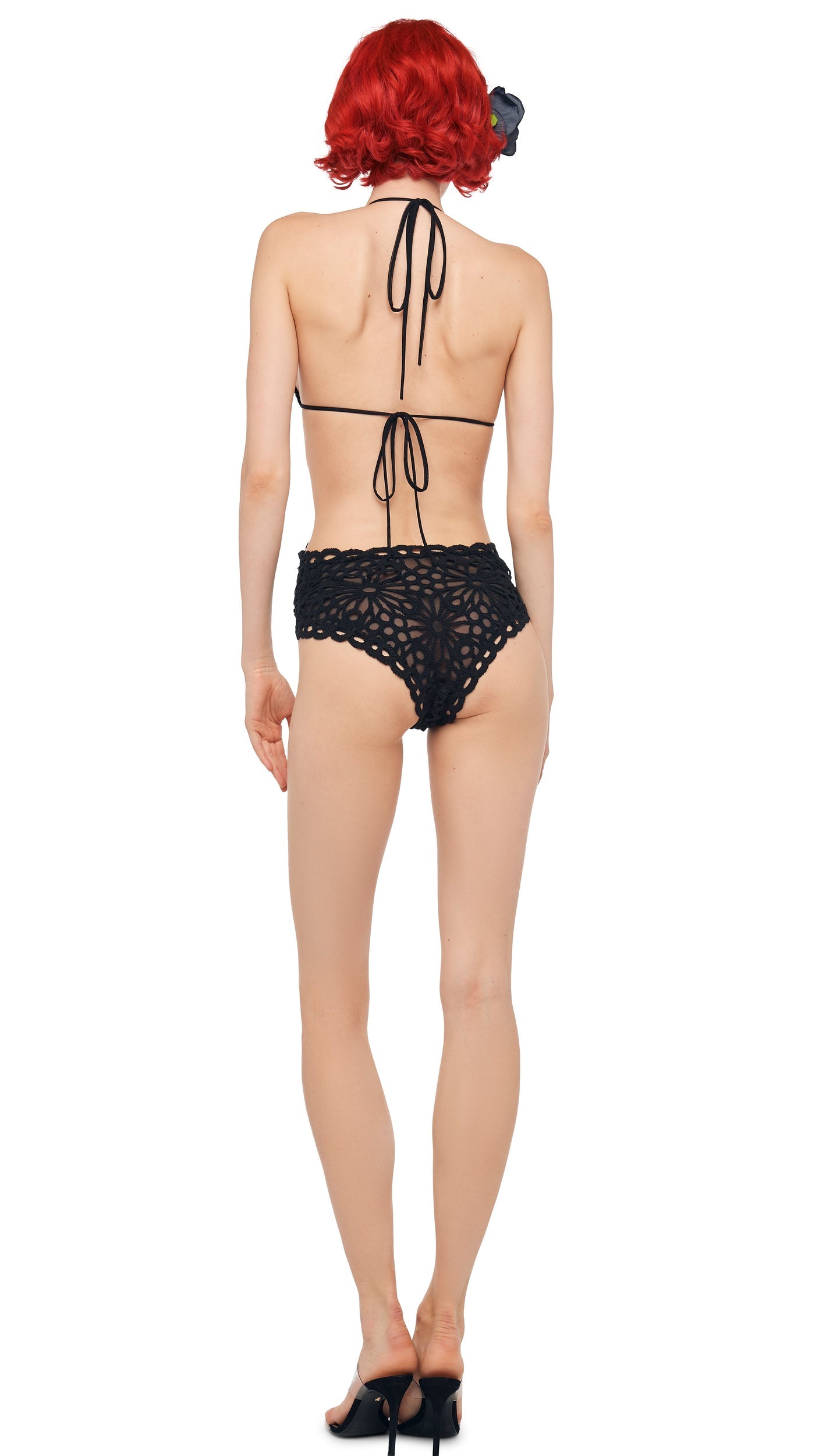 CUT OUT STRING MIO Black | Norma Kamali Women
