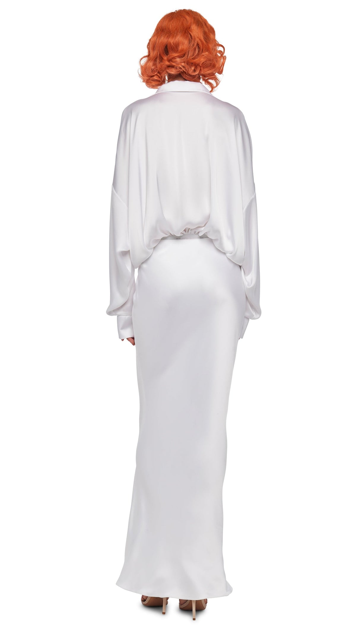 SUPER OS BF NK SHIRT BODYSUIT Snow White | Norma Kamali Women