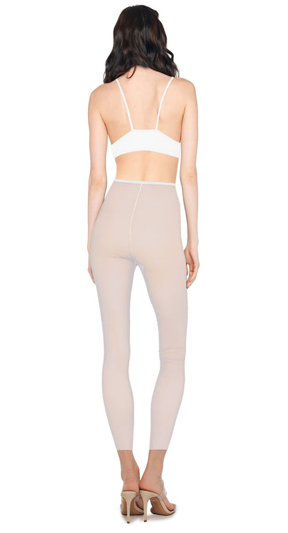 LONG LEGGING W/O WAISTBAND Snow White | Norma Kamali Women