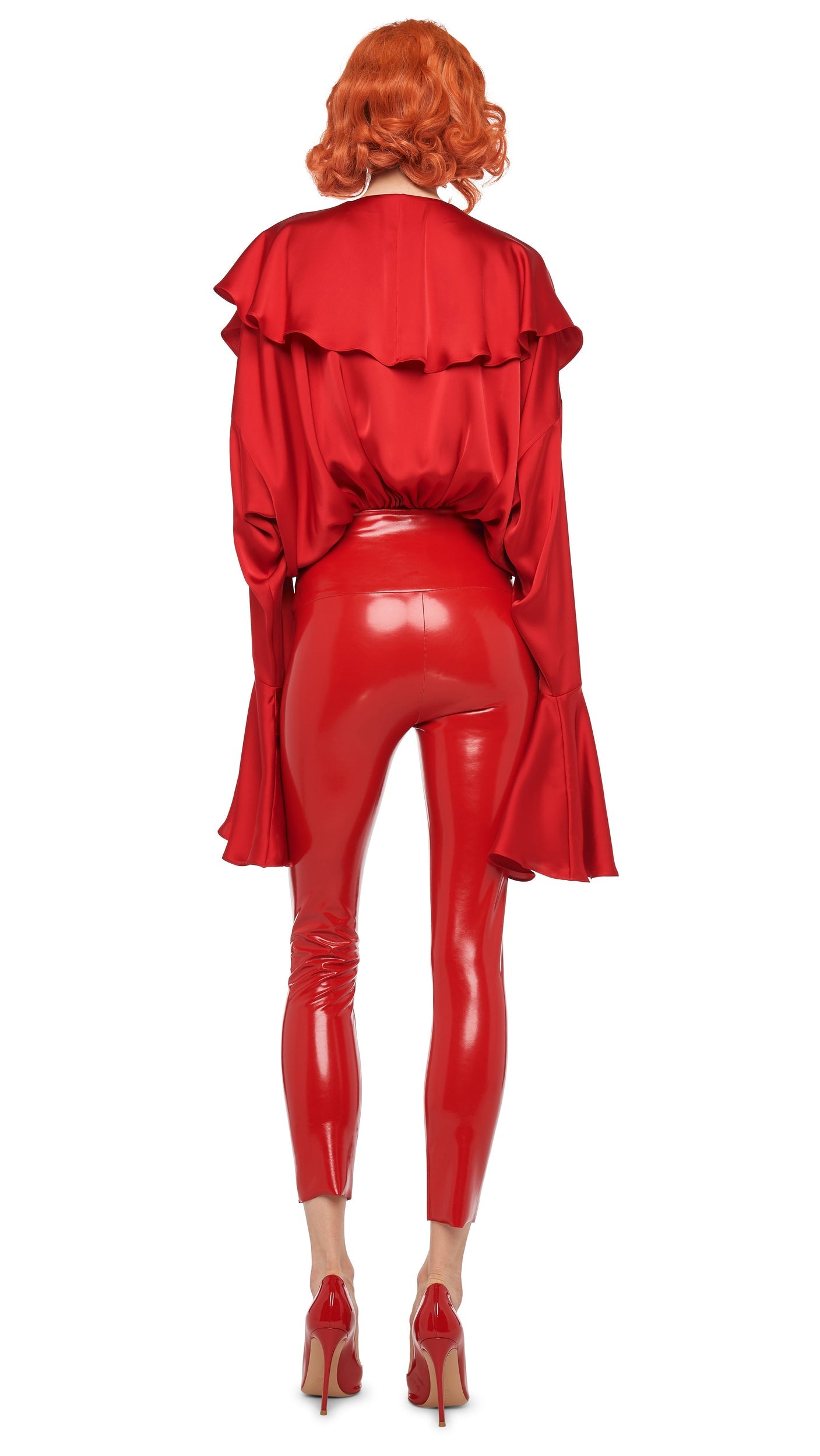 LONG LEGGING Tiger Red | Norma Kamali Women