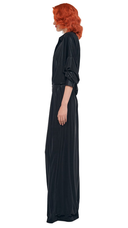 MENS PLEAT PANT Black | Norma Kamali Women