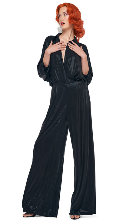 MENS PLEAT PANT Black | Norma Kamali Women