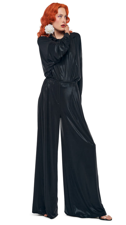 MENS PLEAT PANT Black | Norma Kamali Women