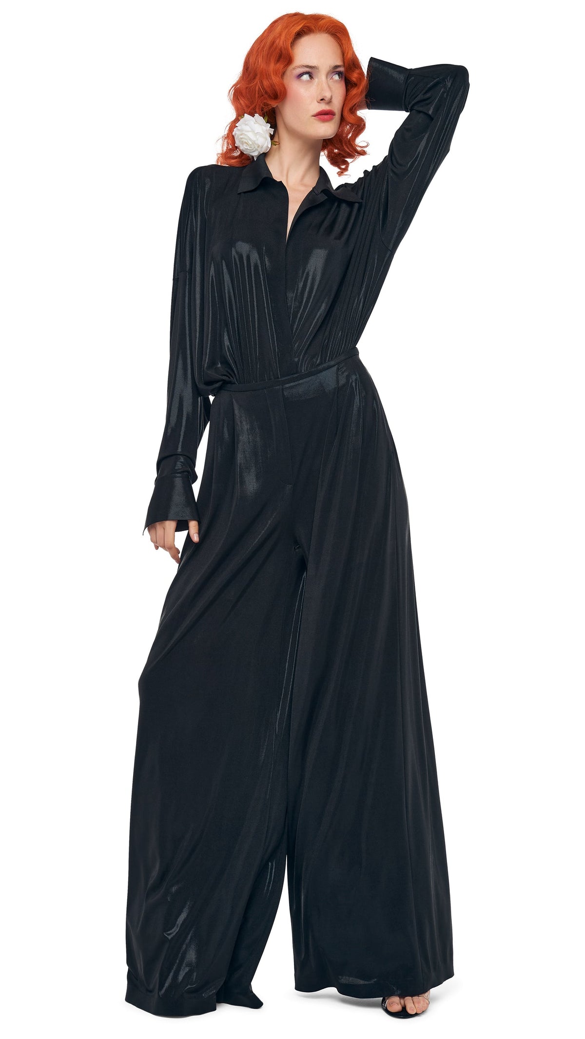 MENS PLEAT PANT Black | Norma Kamali Women