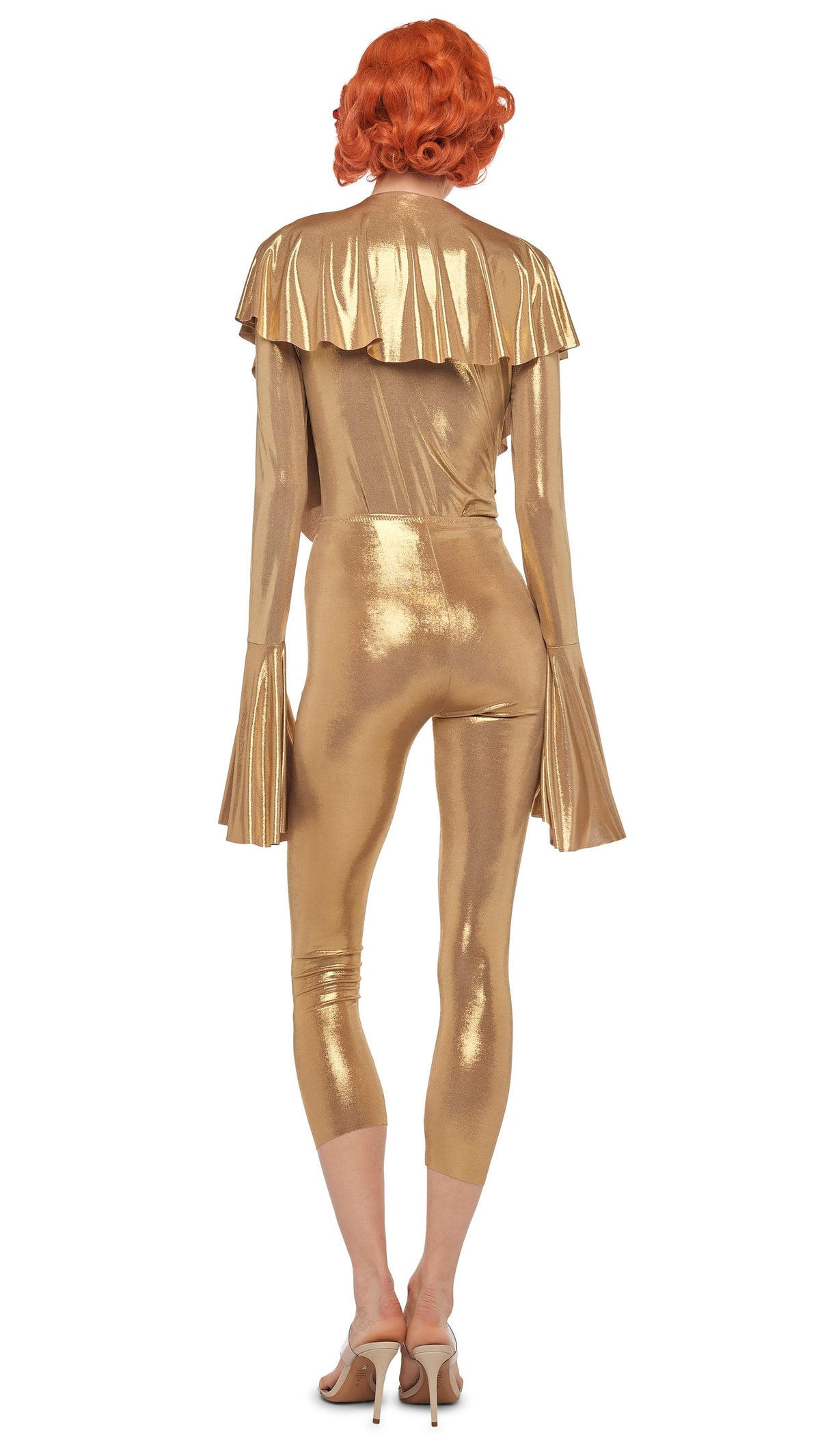 CROPPED LEGGING W/O WAISTBAND Gold | Norma Kamali Women