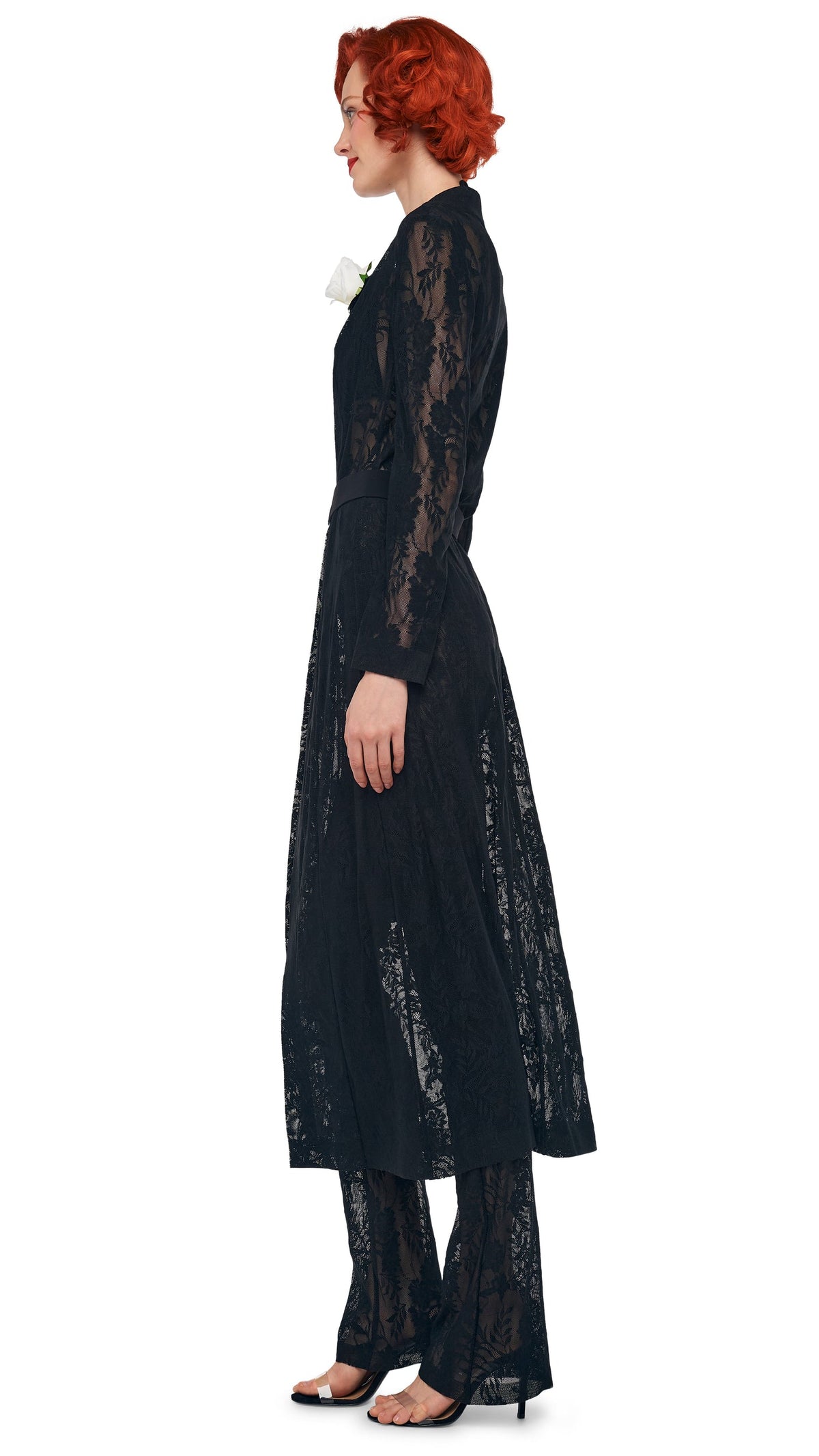 CLASSIC SINGLE BREASTED COAT Black | Norma Kamali Women