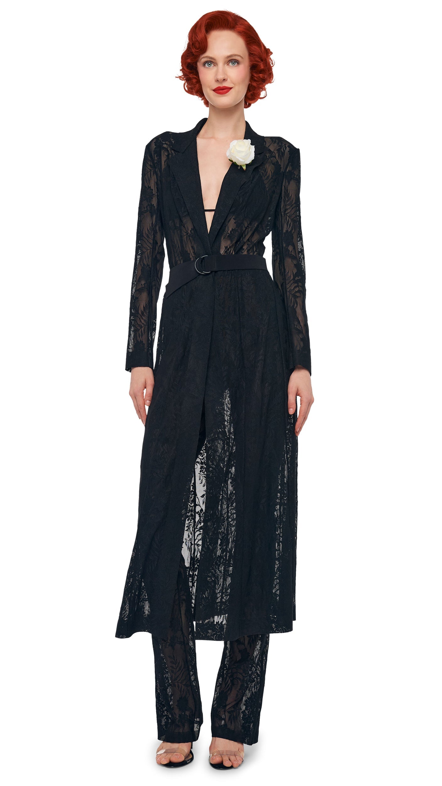 CLASSIC SINGLE BREASTED COAT Black | Norma Kamali Women