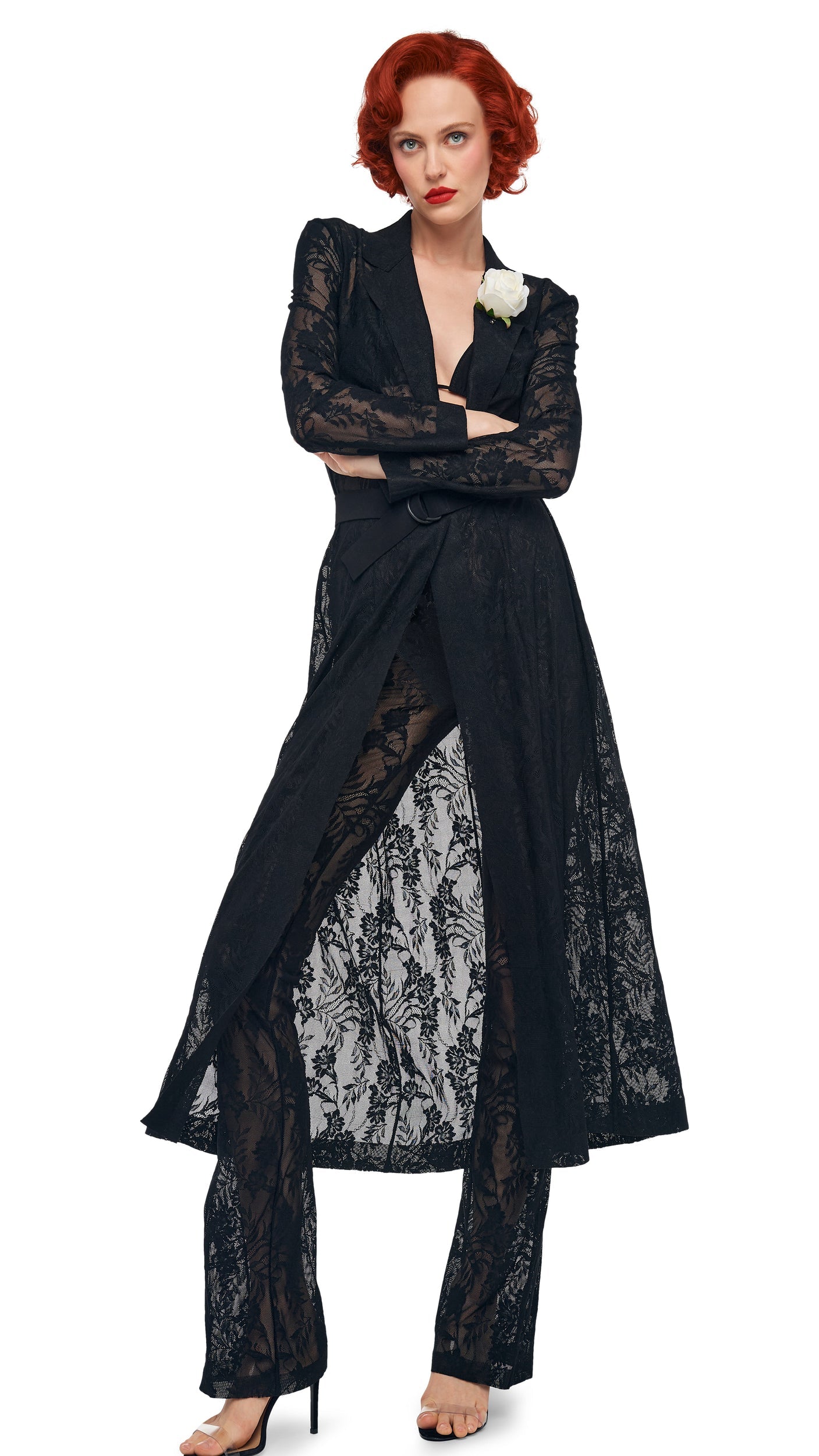 CLASSIC SINGLE BREASTED COAT Black | Norma Kamali Women