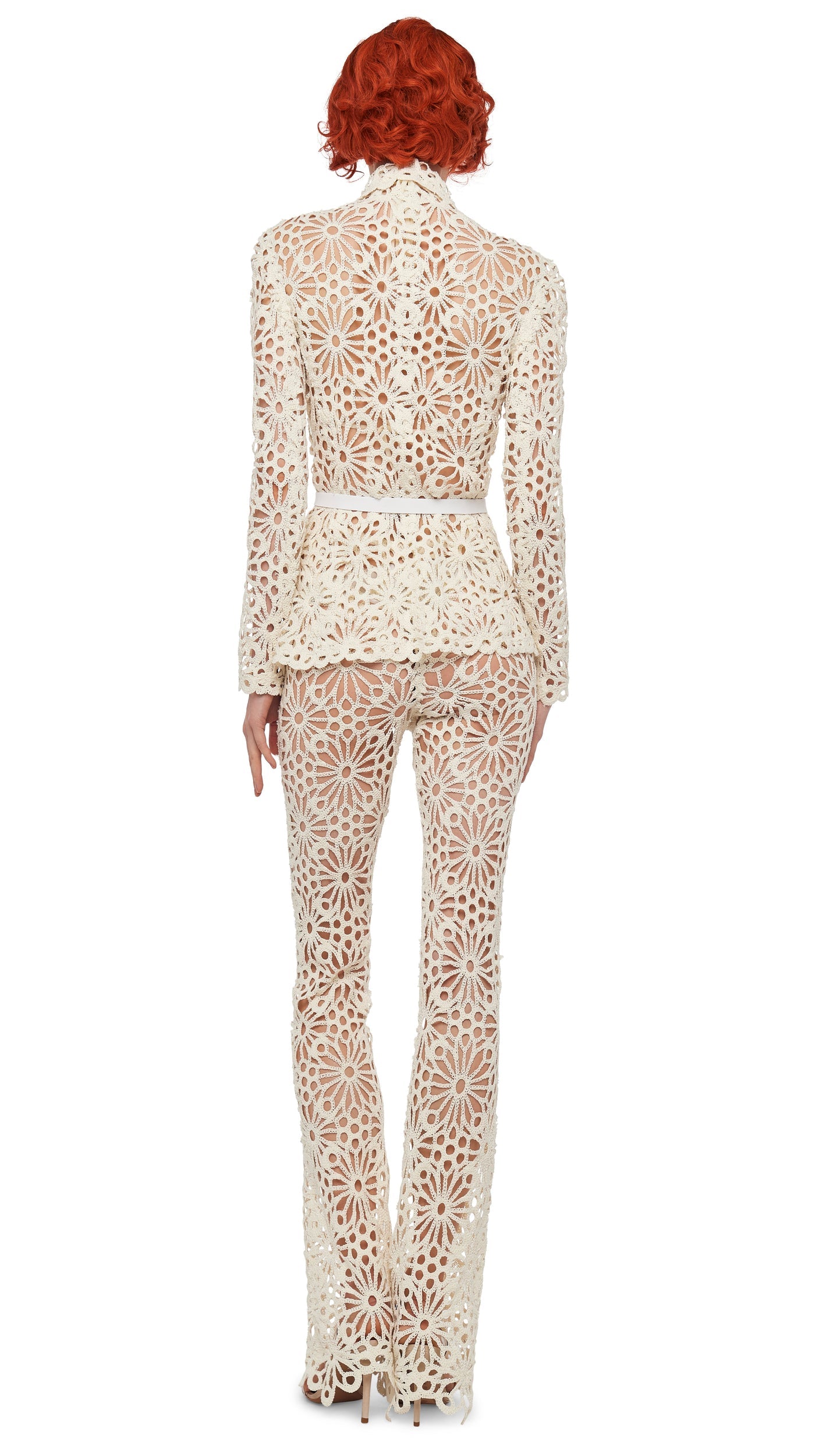 CLASSIC SINGLE BREASTED JACKET Cream | Norma Kamali Women