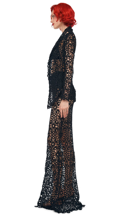 CLASSIC SINGLE BREASTED JACKET Black | Norma Kamali Women