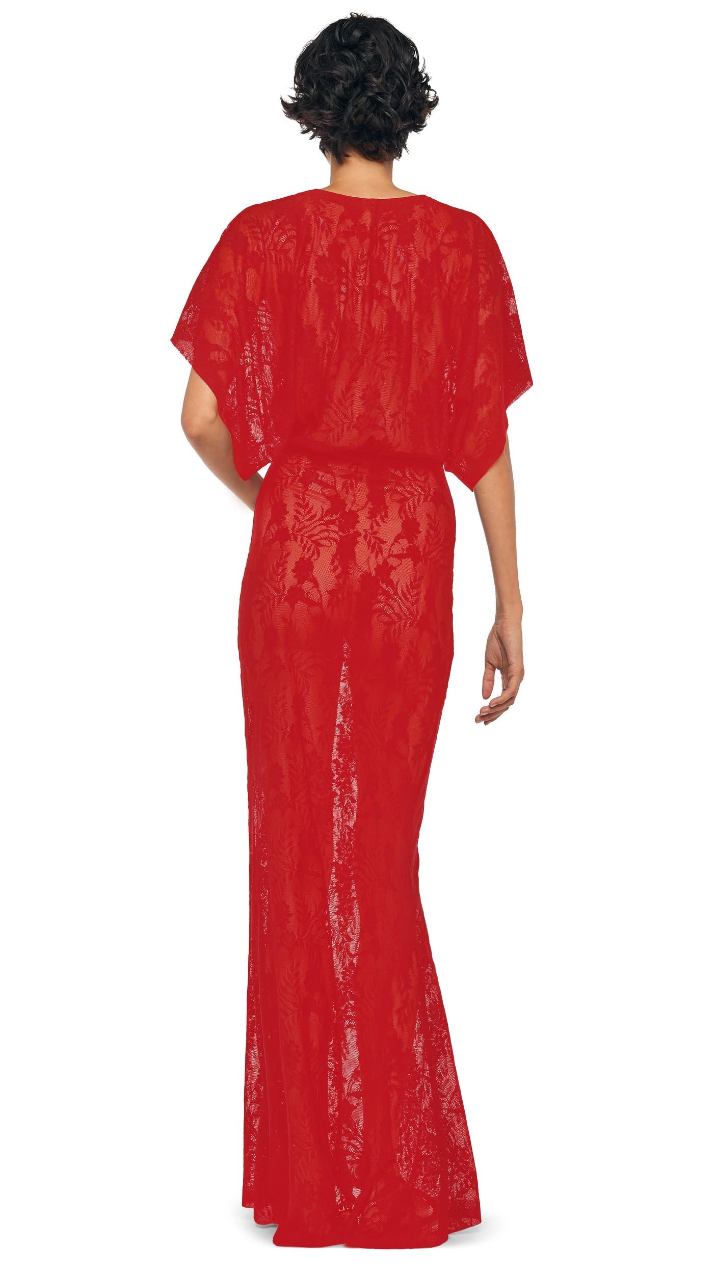 OBIE GOWN Tiger Red | Norma Kamali Women