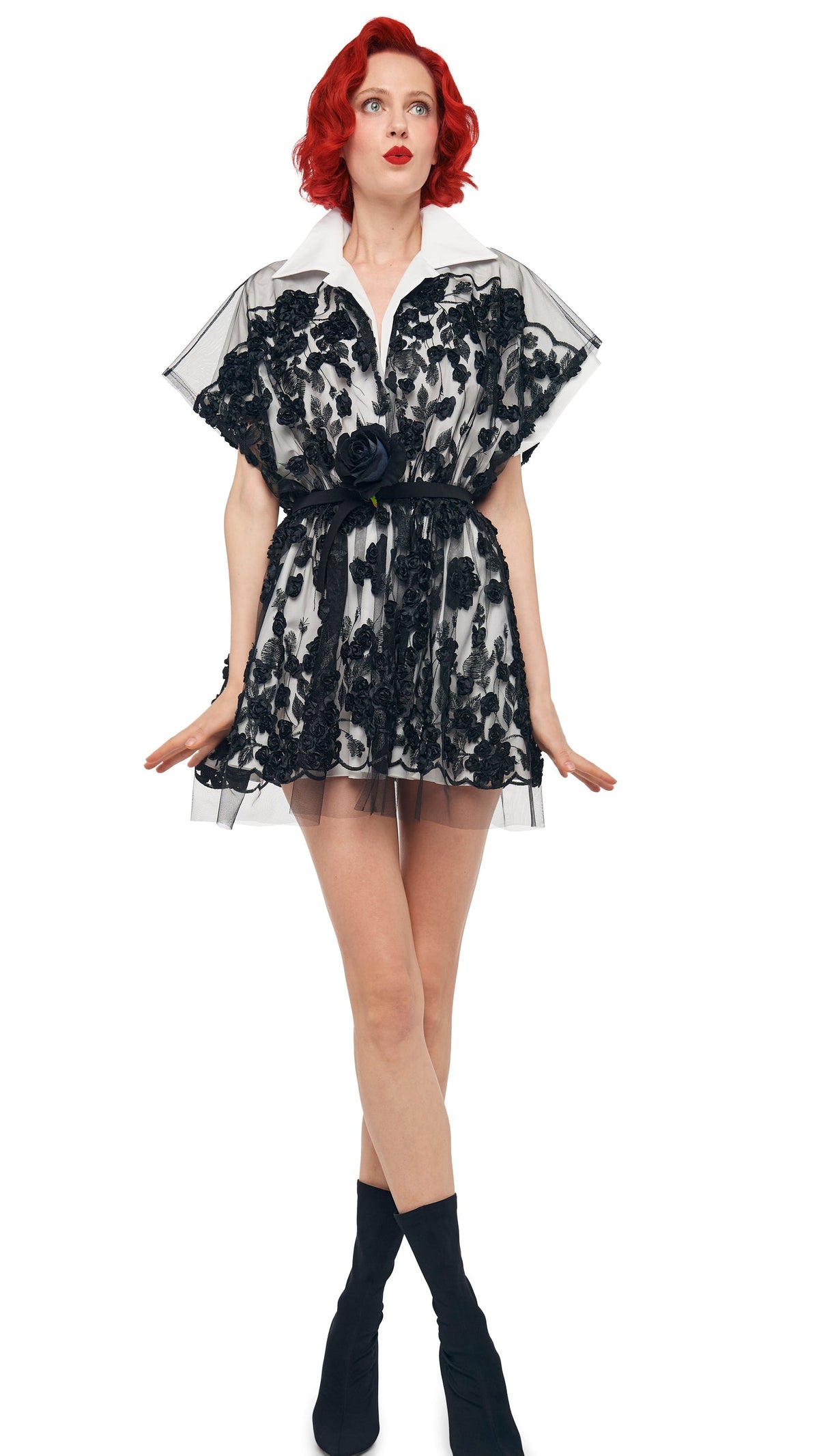 SUPER OS SLEEVELESS BF MINI DRESS Black | Norma Kamali Women