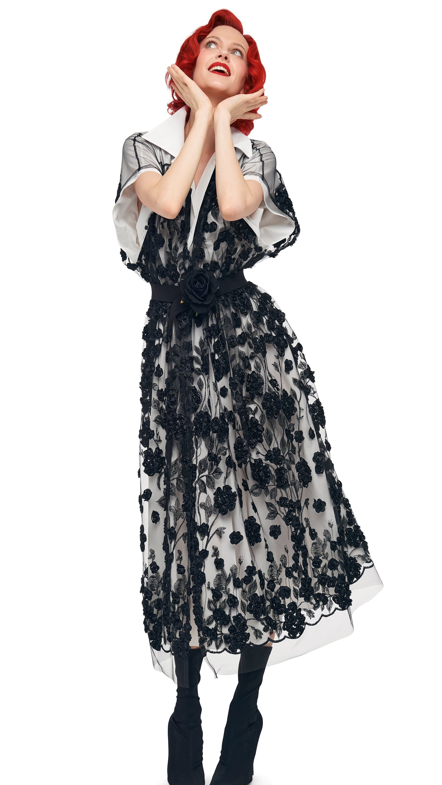 SUPER OS SLEEVELESS BF MIDCALF DRESS Black | Norma Kamali Women