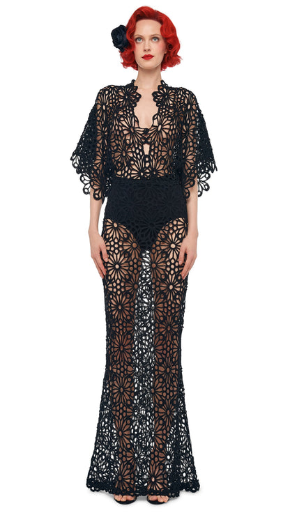 OBIE GOWN Black | Norma Kamali Women
