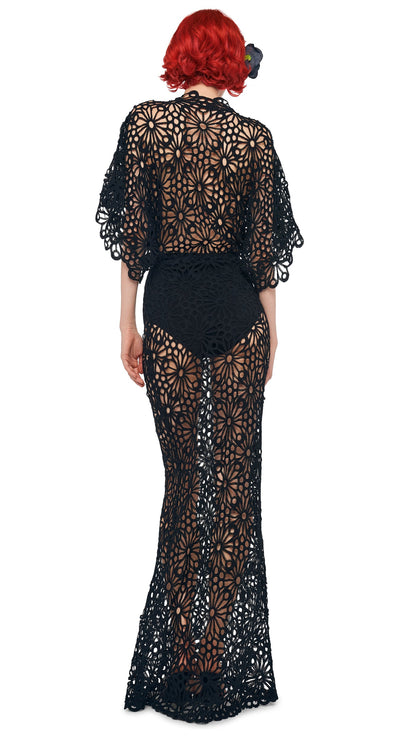 OBIE GOWN Black | Norma Kamali Women