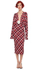 Red Bias Plaid