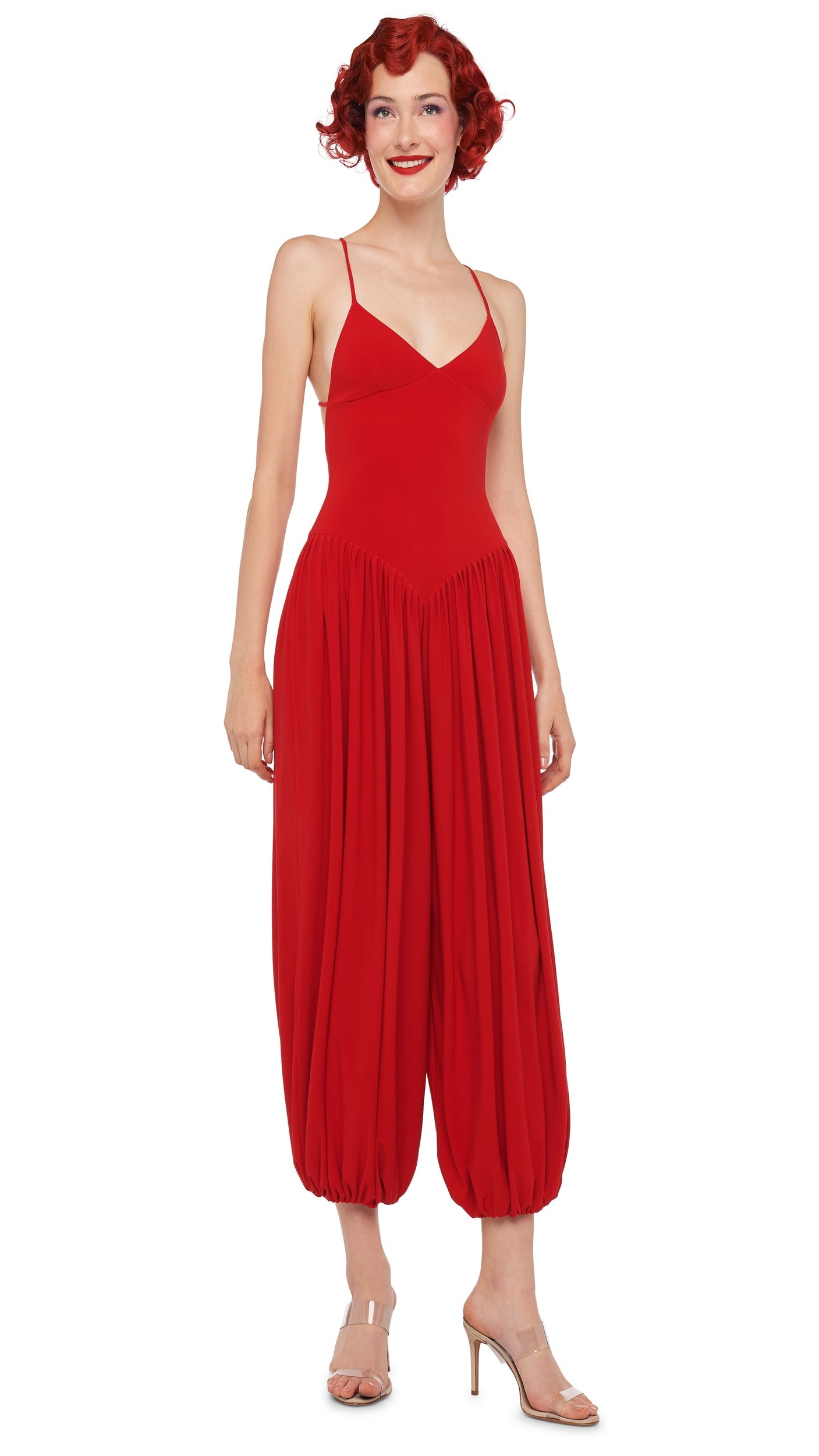 KENNY JUMPSUIT Tiger Red | Norma Kamali Women