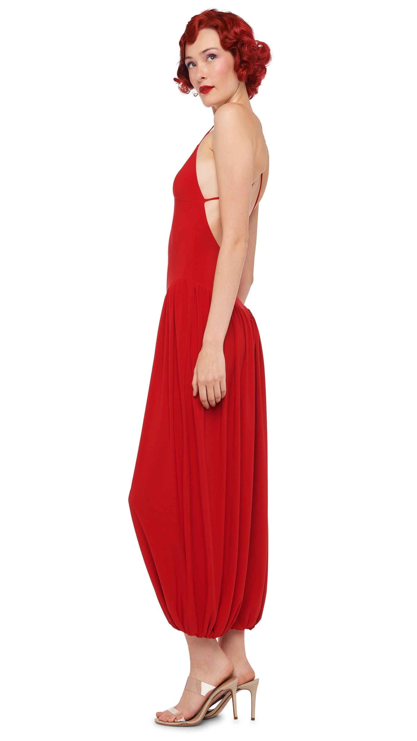 KENNY JUMPSUIT Tiger Red | Norma Kamali Women