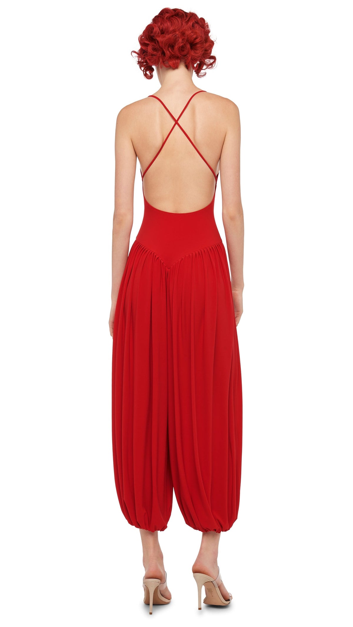 KENNY JUMPSUIT Tiger Red | Norma Kamali Women