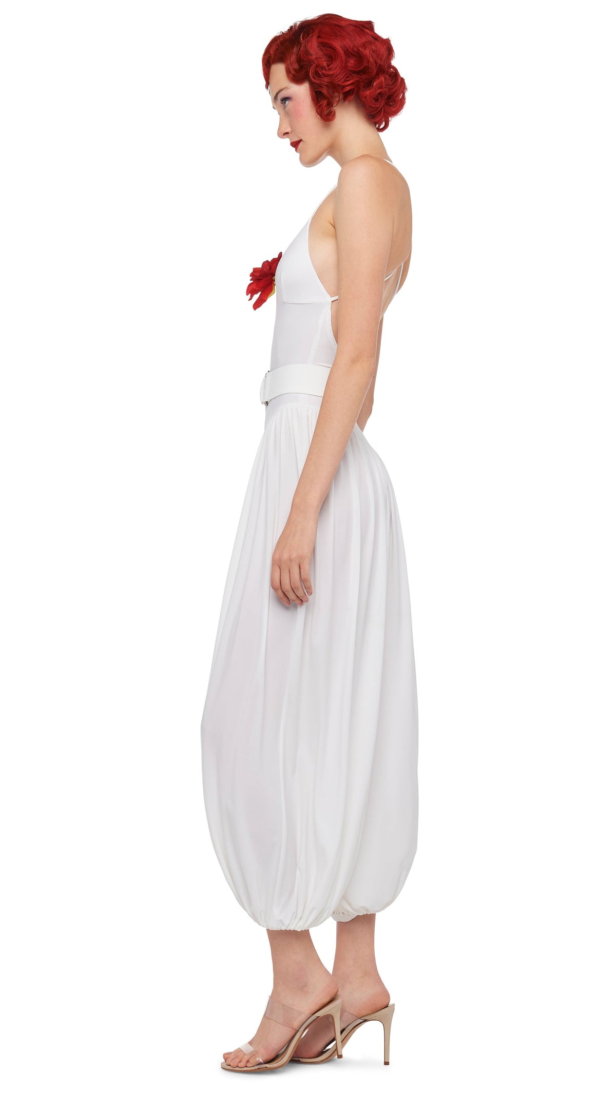 KENNY JUMPSUIT Snow White | Norma Kamali Women