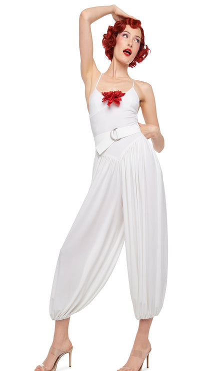 KENNY JUMPSUIT Snow White | Norma Kamali Women