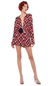 Red Bias Plaid