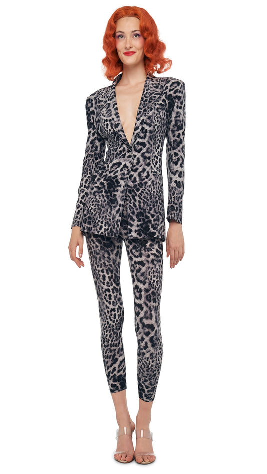 CROPPED LEGGING W/O WAISTBAND Animal | Norma Kamali Women