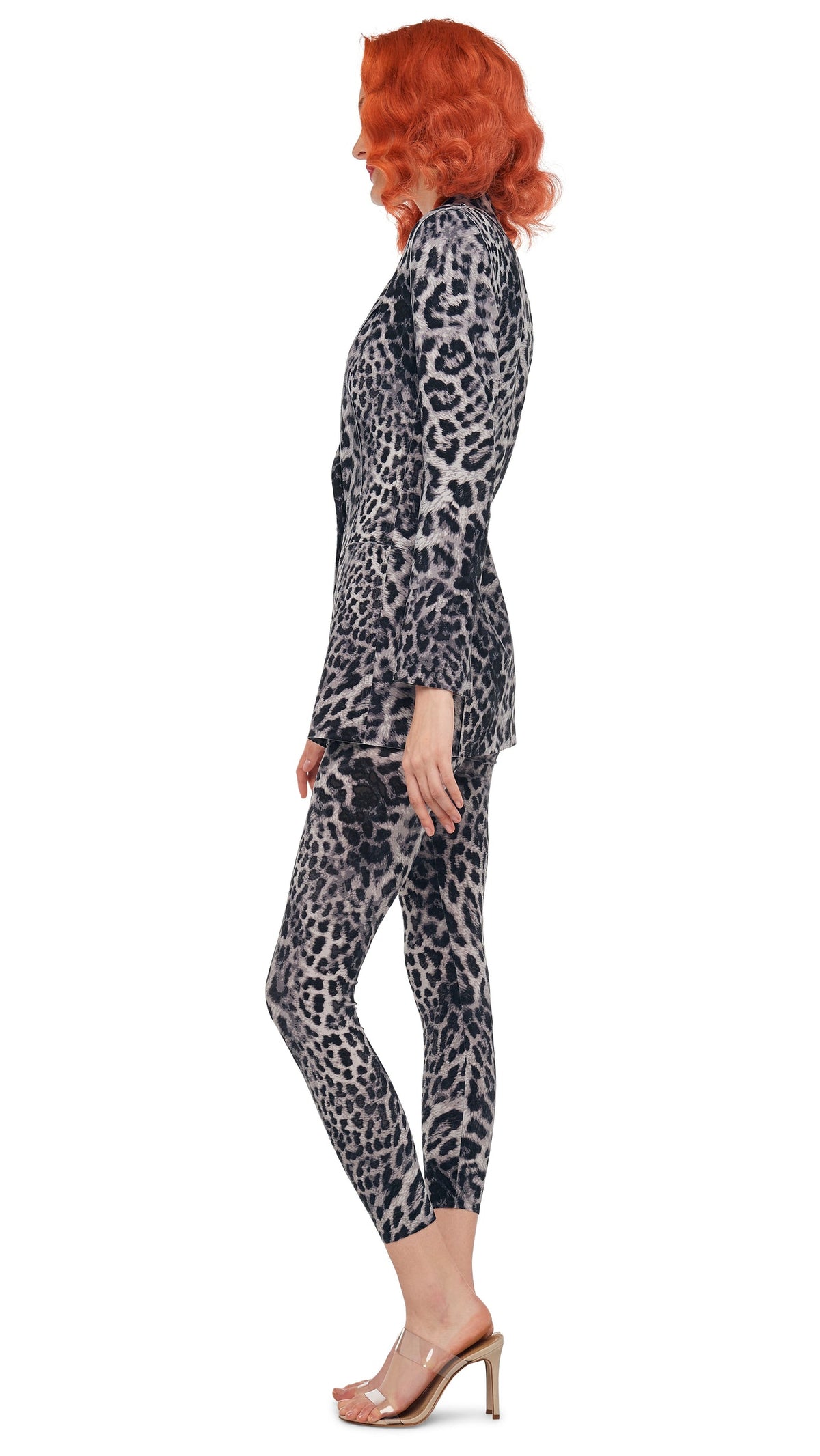 CROPPED LEGGING W/O WAISTBAND Animal | Norma Kamali Women