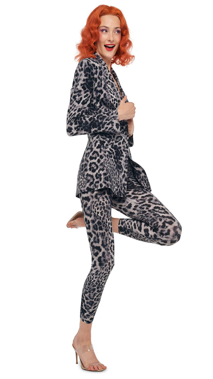 CROPPED LEGGING W/O WAISTBAND Animal | Norma Kamali Women