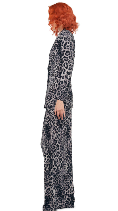 CLASSIC SINGLE BREASTED JACKET Animal | Norma Kamali Women