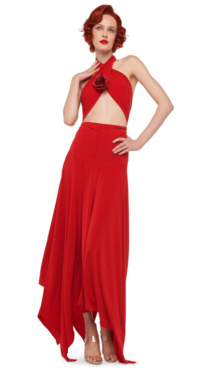 CONVERTIBLE MIDCALF Tiger Red | Norma Kamali Women