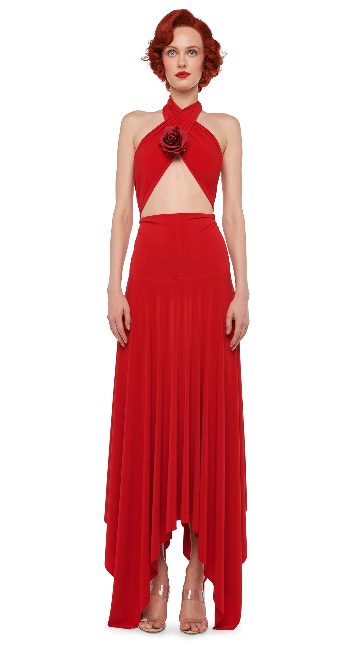 CONVERTIBLE MIDCALF Tiger Red | Norma Kamali Women