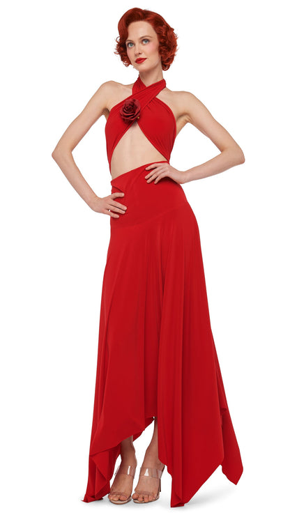 CONVERTIBLE MIDCALF Tiger Red | Norma Kamali Women