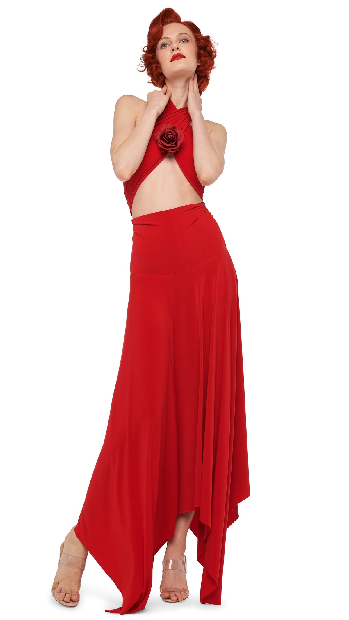 CONVERTIBLE MIDCALF Tiger Red | Norma Kamali Women