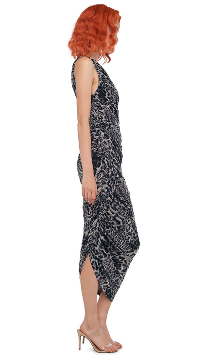 DIANA GOWN Animal | Norma Kamali Women