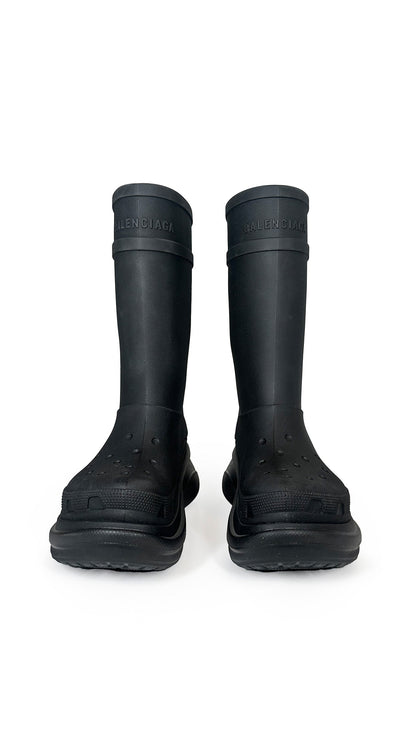 CROCS X BALENCIAGA BOOT TO KNEE  | Norma Kamali Women
