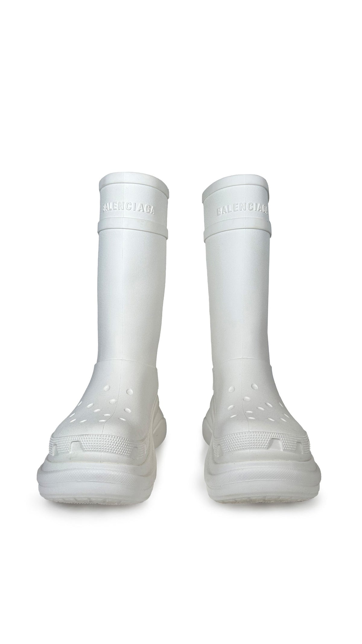 CROCS X BALENCIAGA BOOT TO KNEE  | Norma Kamali Women