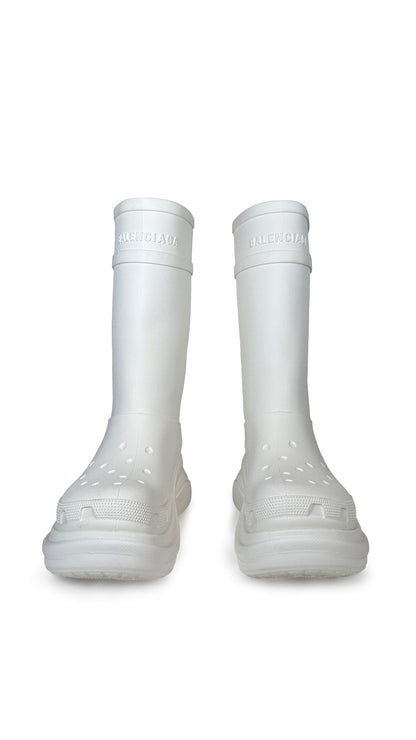 CROCS X BALENCIAGA BOOT TO KNEE  | Norma Kamali Women