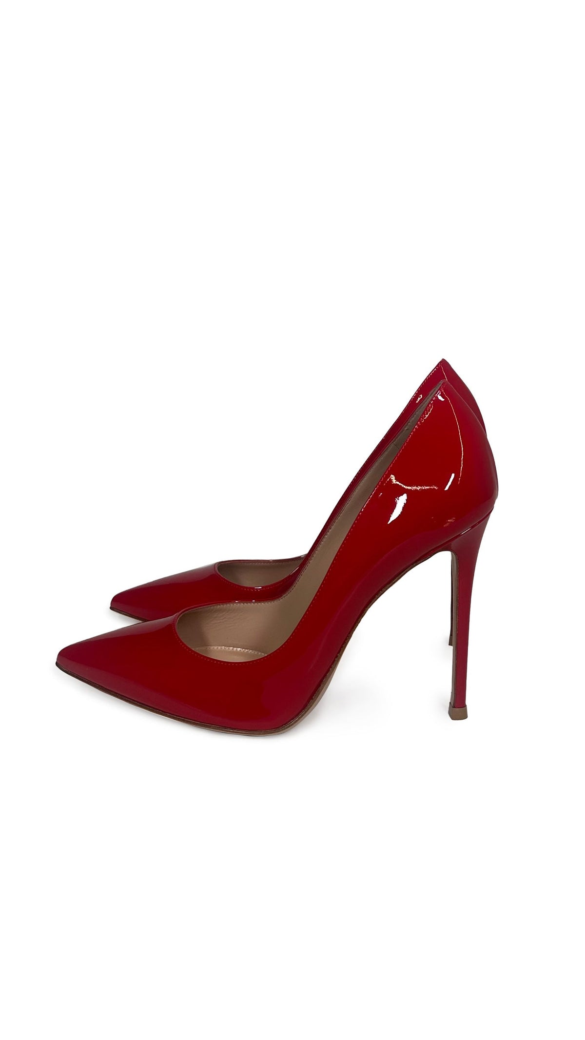 GIANVITO ROSSI PATENT LEATHER PARIS PUMPS  | Norma Kamali Women