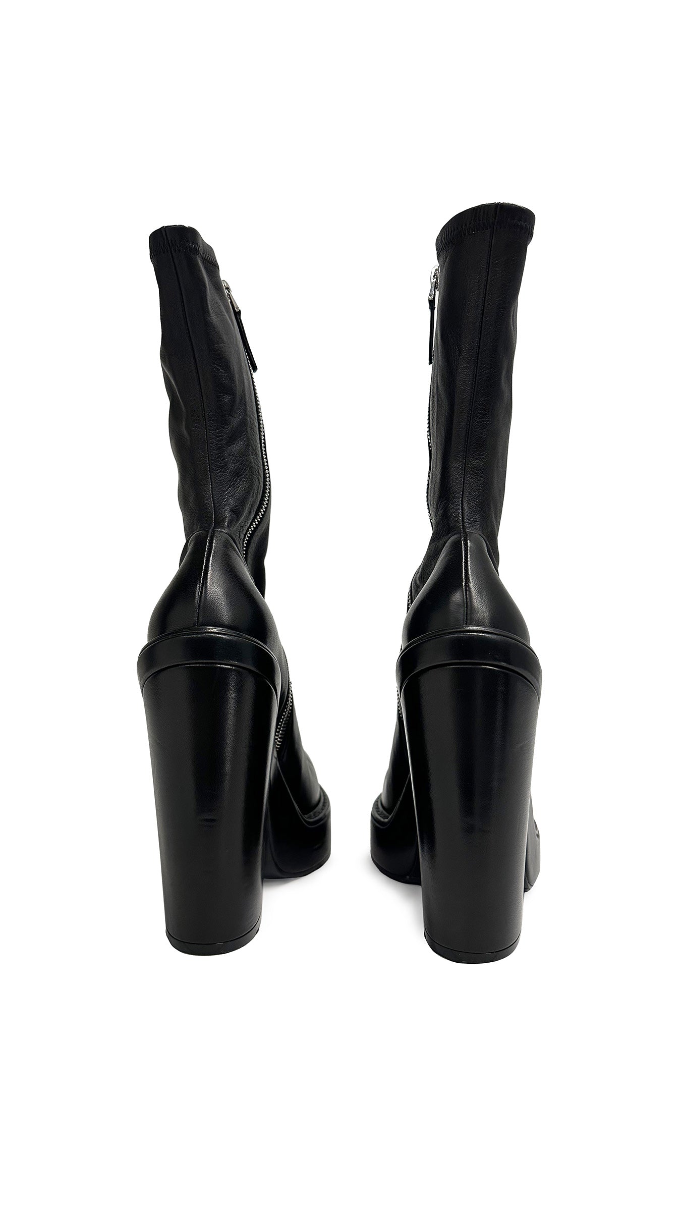 GIVENCHY STRETCH LEATHER ANKLE BOOTIE  | Norma Kamali Women