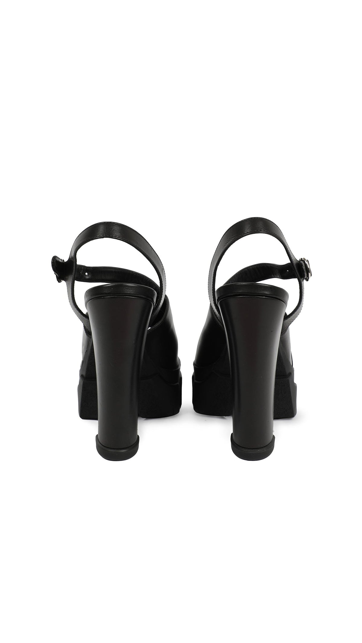PRADA LUG SOLE ANKLE STRAP PLATFORM SANDAL  | Norma Kamali Women