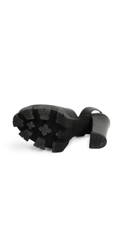PRADA LUG SOLE ANKLE STRAP PLATFORM SANDAL  | Norma Kamali Women