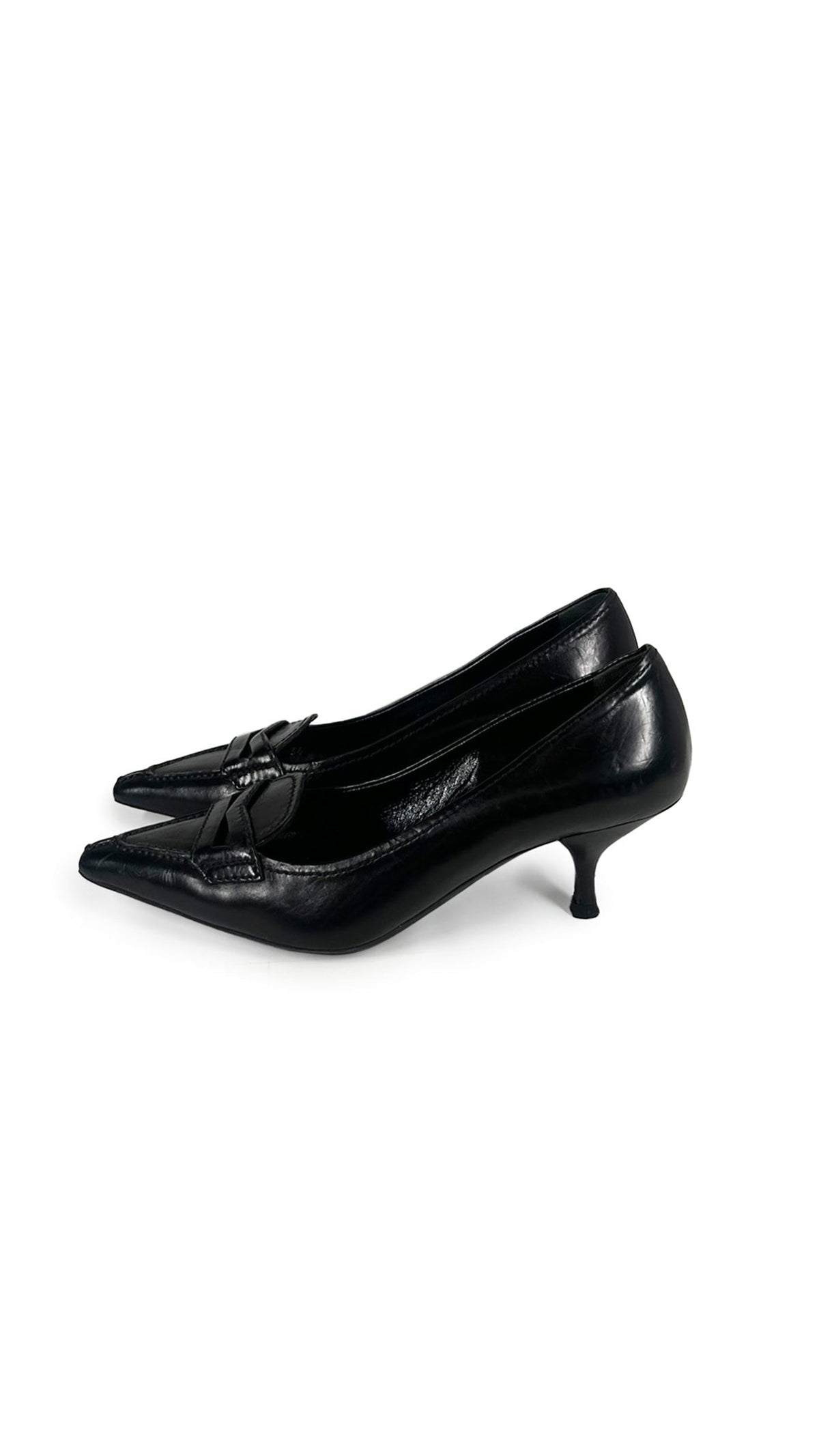 PRADA LOAFER KITTEN HEEL  | Norma Kamali Women