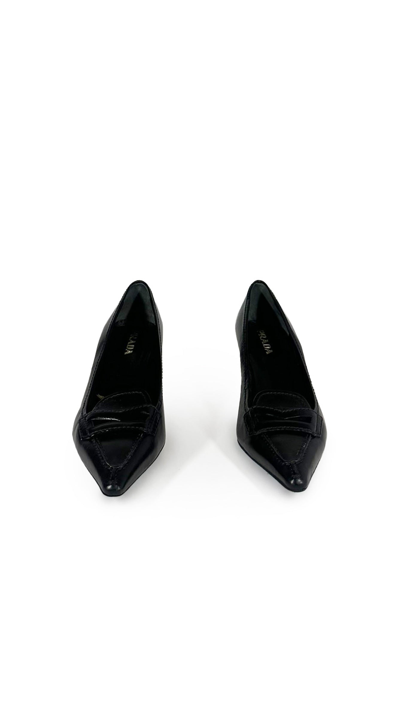 PRADA LOAFER KITTEN HEEL  | Norma Kamali Women