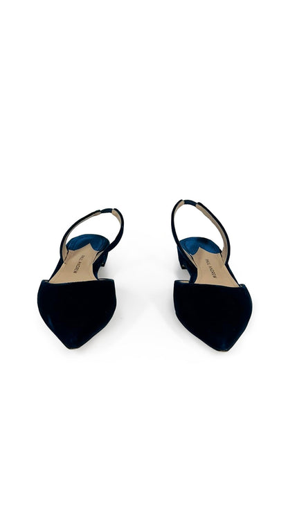 PAUL ANDREW SUEDE RHEA SLINGBACK FLATS  | Norma Kamali Women